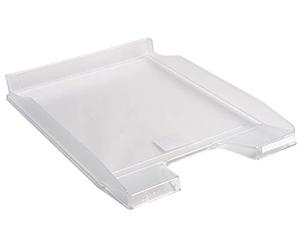 Exacompta - Ref. 11423D - set of 10 COMBO MINI letter trays - dimensions 34.7 x 25.5x 3.8 cm - for documents in A4 + format - crystal color - capacity 250 sheets
