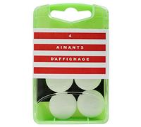 Exacompta - Ref. 11800E - BOX 4 MAGNETS F18 WHITE - White