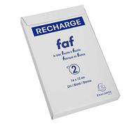 Exacompta - Ref. 12512E - 1 FAF REFILL n°2 16x10cm 170p. UNI - White