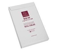 Exacompta - Ref 12522E - FAF Desk Pad Refill / Recharge Pad No.2 (170 Sheets) - 160 x 100mm in Size, 70gsm Micro-Perforated Sheets, Dot Rulings, FSC-Certified