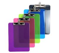 Exacompta - Ref 12690E - Iderama Collection - PP Clipboard - 235 x 335mm in Size, Suitable for A4 Documents, Suitable for Single Sheets or Refill Pads - Assorted Colours (Pack of 10)