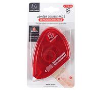 Exacompta - Ref 12997E - Double-Sided Glue Roller - 13m Tape Length, pH Neutral Will Not Damage Photos, Blue Plastic, Photos Can Be Removed After Sticking - Repositionable