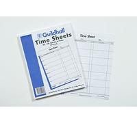Exacompta - Ref 130Z - Guildhall - Time Sheets, Saturday to Friday, 254 x 203mm, 100 Pre-Printed Sheets per Pad - Suitable for Recording Working Time for Correct Wages