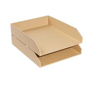 Exacompta - Ref 14602E - 1 Pack of 2 OfficeByMe Letter Trays - Beige