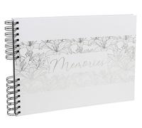 Exacompta - Ref. 16492E - Photo album with spiral binding TITANE - 50 black pages - 150 photos - format 32 x 22 cm - soft laminate paper cover - Titane Coco