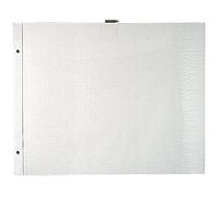 Exacompta - Ref 16812E - Photo Album Refills - 370 x 290mm in Size, White Card Backings To Place Photos On - Suitable for Scrapbooking - Black (Pack of 10)