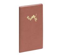 Exacompta - Ref 1701266E - 1 pocket diary SAS 17 Elise 9 x 17.5 cm Weekly View September 2025 to August 2026 - Terracotta
