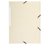 Exacompta 3 Flap Folder 17104H A4 Ivory 425gsm Pressboard 24x32cm Pack of 25