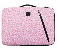 Exacompta - Ref 17356E - 1 laptop sleeve compatible with 15-16" PC - retractable handle - small front pocket - zip on 2 sides - recycled fabric - Liberty, Liberty, 39 x 28 x 2 cm