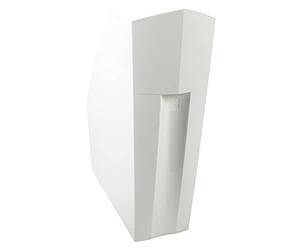 Exacompta - Ref 18013D - Office Magazine File - 292 x 110 x 320mm in Size, Suitable for Storing A4+ Documents, Large Storage Capacity, Easy Handling - White