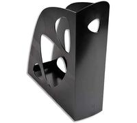 Exacompta - Ref 181014D - ECOBlack Ecomag Magazine File - 248 x 77 x 257mm in Size, Suitable for Storing A4+ Documents, Finger Hole For Removal - Black