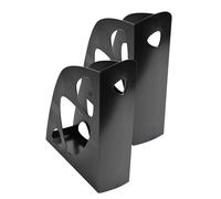 Exacompta - Ref. 181014NSD - Set of 2 ECOMAG Ecoblack Magazine Holders, economical Magazine File, catalogs, Magazines, Storage for A4 and A4+ documents - Width 7.7 cm - Black