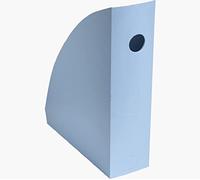 Exacompta - Ref. 18209D - 1 BeeBlue MAG CUBE magazine rack, magazine binder, storage for documents, catalogs, magazines width 8.2 cm - For A4 and A4 maxi formats - Light blue color