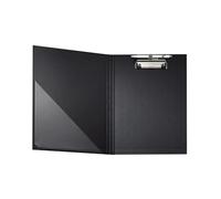 Exacompta - Ref. 18291E - 1 Clipboard with coated paper flap - Size 23x32cm for A4 - Black