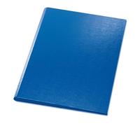 Exacompta - Ref 18292E - Box of 10 clipboards with Flap - Pen Holder - Corner Plastic Pocket - Size: 23 x 32 cm for A4 documents - Blue