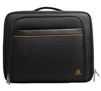 EXACOMPTA - Ref 18334E - 1 Exatrolley Slim Exactive - Business case with Wheels for PCs up to 15.6" - Retractable Telescopic Handle in Zipped Compartment - Dimensions: 45 x 25.5 x 39.5 cm