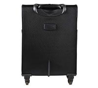 Exacompta - Ref 18934E - Exactive - Cabin Suitcase With Wheels and a Telescopic Handle - 370 x 550 x 230mm in Size, Padded Compartment for a 15.6" Laptop - Black & Orange