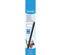 Exacompta - Ref 189781E - Serodo Slide Binders (Box of 25) - 297mm Length x 12mm Wide, Suitable for Use With A4 Documents, Holds Approx. 120 Sheets - Black
