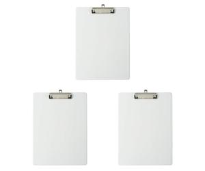 Exacompta - Ref. 19296E - 1 Clipboard with Pocket - Format 23x32cm for A4 - White (Pack of 3)