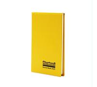 Exacompta Chartwell Field Survey Book 2026Z - 130x205mm, Weather-Resistant, Yellow, Plain 2-Line