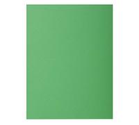 Exacompta - Ref 210004E - Rocks Square Cut Folder - 240 x 320mm in Size, Suitable for Holding A4 Documents, 210gsm Coloured Card - Dark Green Colour (Pack of 100)