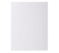 Exacompta - Ref 210017E - Rocks Square Cut Folder - 240 x 320mm in Size, Suitable for Holding A4 Documents, 210gsm Coloured Card - White Colour (Pack of 100)