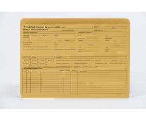 Exacompta - Ref 211/1300Z - Guildhall Human Resources File - 350 X 260mm In Size, Suitable For Foolscap & A4 Documents, 315Gsm ,