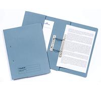 Exacompta - Ref 211/6000Z - Guildhall - Pocket Spiral File, 420gsm Heavyweight Manilla, Holds A4 & Foolscap Documents, Left Hand Pocket, Blue Angel Certified - Blue, Pack of 25