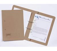 Exacompta - Ref 211/7001Z - Guildhall - Spiral File, 355 x 250mm, 420gsm Durable Heavyweight Sprint Manilla, Suitable for Foolscap Documents - Buff, Pack of 25