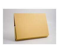 Exacompta - Ref 211/8003Z - Guildhall - Full Flap Pocket Wallet, Protects Documents, 355 x 253mm, 420gsm Heavyweight Sprint Manilla, Brief Size, Blue Angel Certified - Yellow, Pack of 25