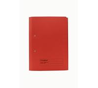Exacompta - Ref 211/9065Z - Guildhall - Pocket Spiral File, 325 x 357mm, 315gsm Heavyweight Manilla, A4 & Foolscap, Right Hand Pocket, Blue Angel Certified - Red, Pack of 25