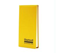 Exacompta - Ref 2126Z - Chartwell Casebound Field Survey Book - 106 x 205mm in Size, Excellent Strength When Wet, Ideal for Use Outside, Plain With 2 Lines