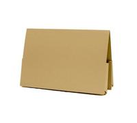 Exacompta - Ref 214-Bufz - Guildhall - Double Pocket Legal Wallet, 315Gsm Premium Quality Heavyweight Manilla, A4 & Foolscap,