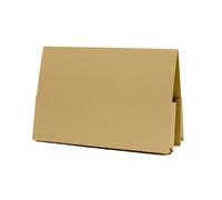 Exacompta Guildhall Legal Double Pocket Wallet Foolscap Buff (Pack of 25) 214-BUF