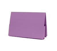 Exacompta Guildhall Double Pocket Legal Wallet Foolscap Mauve Pack 25