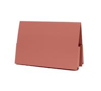 Exacompta - Ref 214-REDZ - Guildhall - Double Pocket Legal Wallet, 250 x 355mm, 315gsm Premium Heavyweight Manilla, Holds A4 & Foolscap Documents - Red, Pack of 25