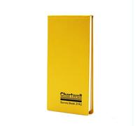 Exacompta - Ref 2142Z - Chartwell - Dimensions Casebound Survey Book - 106 x 205mm in Size, Lined Rulings, Numbered Sheets - Suitable for Use Outdoors & in Wet Conditions - Yellow