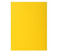 Exacompta - Ref 216011E - Rocks Collection - 2-Flap Folders - 240 x 320mm in Size, Suitable for A4 Documents, 210gsm Material, 2 Fold-Over Flaps - Lemon Yellow (Pack of 50)
