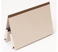 Exacompta - Ref 218-BUFZ - Guildhall - Reinforced Double Pocket Legal Wallets, 25 x 35.5cm, 315gsm Heavyweight Manilla, A4 & Foolscap, Blue Angel Certified - Buff, Pack of 25