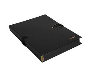 Exacompta - Ref. 22001E - 1 Extensor® stretch back folder - 24x32cm - Black