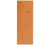 Exacompta - Ref 220106E - Nature Future Pre-Printed Square Cut Folders - 250 x 320mm in Size, Suitable for A4 Documents, 265gsm Glossy Card - Orange (Pack of 25) - French Text