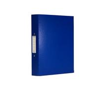 Exacompta - Ref 222/0001Z - Guildhall - A4 Ring Binder, 40mm Spine, 30mm Rings, Rounded Spine, Label on Spine, Printed Inside Covers, 2 Ring, 40 x 272 x 320mm - Blue