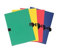 Exacompta - Ref. 223200E - 1 Expandable back folder with paper flap - 24x32cm Random colors