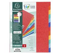 Exacompta Nature Future Dividers 12 Part A4 Plus 225gsm Pack of 10, none