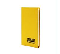 Exacompta - Ref 2647Z - Chartwell - Mining Transit Casebound Survey Book - 192 x 120mm in Size - Suitable for Use Outdoors & in Wet Conditions - Yellow
