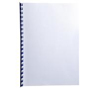 Exacompta - Ref 2751C - Forever Collection - Recycled Rigid Presentation Covers - A4 (210 x 297mm), Leather Grain Effect, 270gsm Rigid Card - White (Pack of 100)