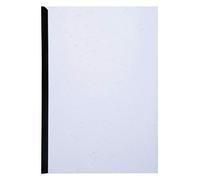 Exacompta - Ref 27800E - Forever Collection - Recycled Rigid Presentation Covers - A4 (210 x 297mm), Leather Grain Effect, 270gsm Rigid Card - White (Pack of 25)