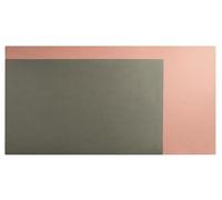 Exacompta - Ref. 29140E - 1 x Soft Desk Mat for Home Office - Two-Tone PU Leather - Flexible and Durable, Desk Protector, Mouse Pad - 40 x 80 cm - Random Colour - Delivered Rolled