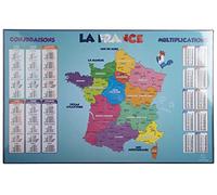 Exacompta - Ref. 29791E - 1 Desk pad for children in rigid rolled cardboard - front and back in PVC to withstand daily use - size 37.5 x 57.5 cm - France visual - delivered flat