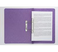 Exacompta - Ref 3004Z - Europa - Spiral File, 350 x 250mm, 300 Micron Hardwearing Mottled Pressboard, Holds 150 Sheets of A4 Paper, Spring Mechanism - Lilac, Pack of 25
